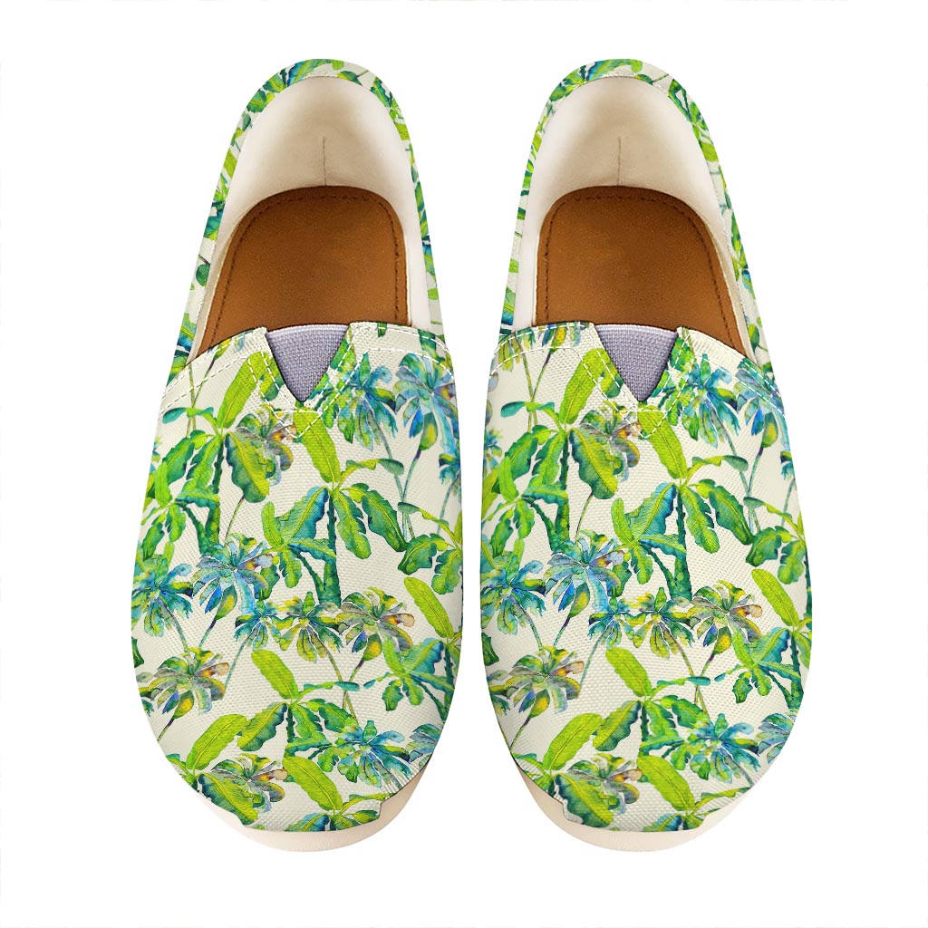 Palm Tree Banana Pattern Print Casual Shoes