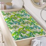 Palm Tree Banana Pattern Print Changing Pad Cover