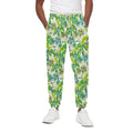 Palm Tree Banana Pattern Print Cotton Sweatpants