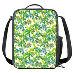 Palm Tree Banana Pattern Print Crossbody Lunch Bag