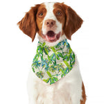 Palm Tree Banana Pattern Print Dog Bandana