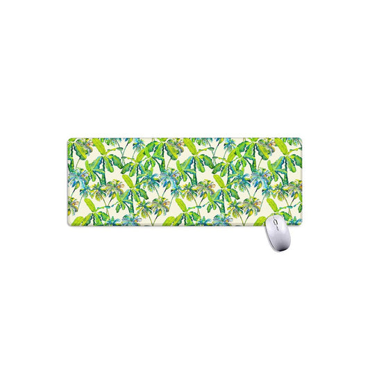 Palm Tree Banana Pattern Print Extended Mouse Pad