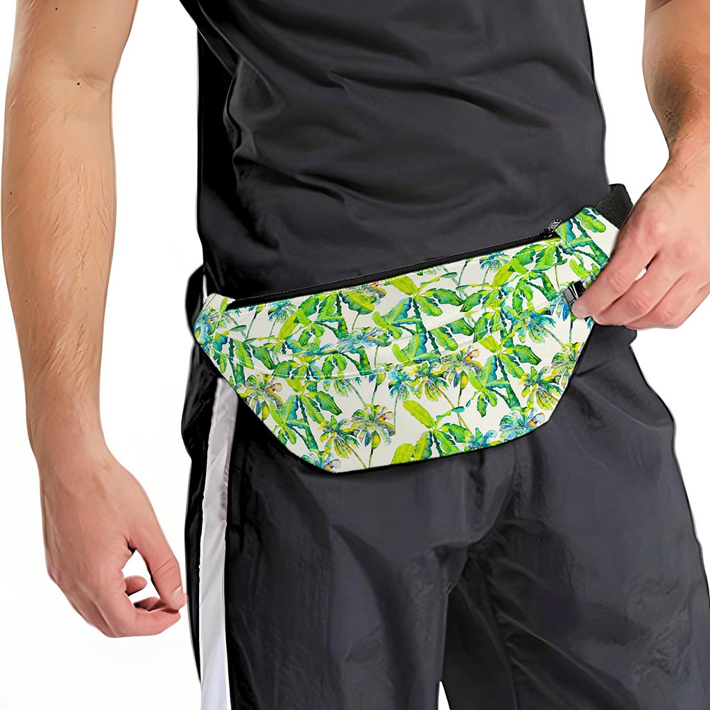Palm Tree Banana Pattern Print Fanny Pack