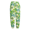 Palm Tree Banana Pattern Print Fleece Lined Knit Pants