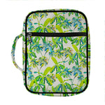 Palm Tree Banana Pattern Print Front Pocket Bible Bag