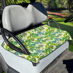 Palm Tree Banana Pattern Print Golf Cart Seat Cover