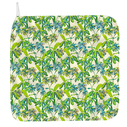 Palm Tree Banana Pattern Print Hand Towel