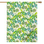 Palm Tree Banana Pattern Print House Flag
