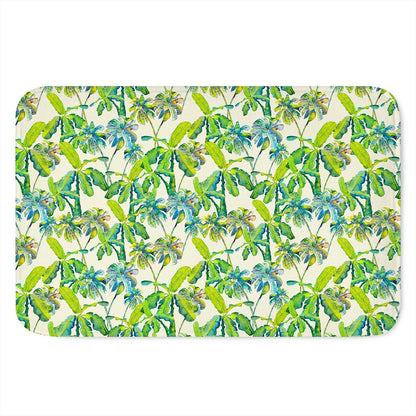 Palm Tree Banana Pattern Print Indoor Door Mat