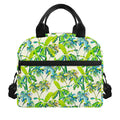 Palm Tree Banana Pattern Print Insulated Lunch Bag