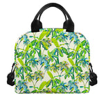 Palm Tree Banana Pattern Print Insulated Lunch Bag
