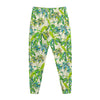 Palm Tree Banana Pattern Print Jogger Pants