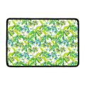 Palm Tree Banana Pattern Print Kitchen Mat