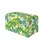 Palm Tree Banana Pattern Print Leather Tissue Box Cover