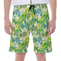 Palm Tree Banana Pattern Print Men's Beach Shorts