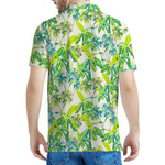 Palm Tree Banana Pattern Print Men's Polo Shirt