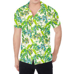 Palm Tree Banana Pattern Print Men's Shirt
