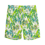 Palm Tree Banana Pattern Print Men's Sports Shorts