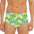Palm Tree Banana Pattern Print Men's Triangle Swim Briefs