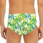 Palm Tree Banana Pattern Print Men's Triangle Swim Briefs
