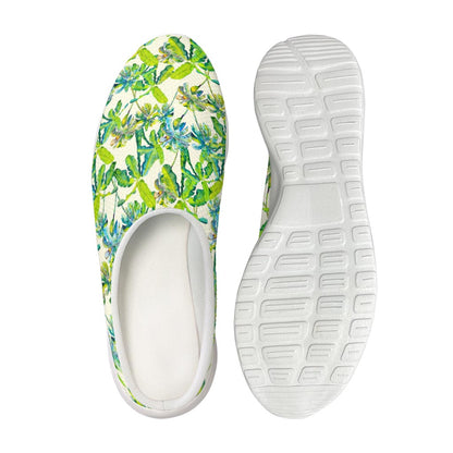 Palm Tree Banana Pattern Print Mesh Casual Shoes