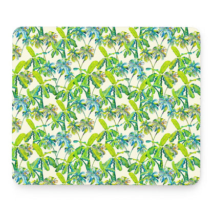 Palm Tree Banana Pattern Print Mouse Pad