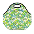 Palm Tree Banana Pattern Print Neoprene Lunch Bag