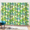 Palm Tree Banana Pattern Print Pencil Pleat Curtains