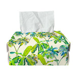 Palm Tree Banana Pattern Print Rectangle Tissue Box Cover