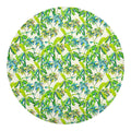 Palm Tree Banana Pattern Print Round Blanket