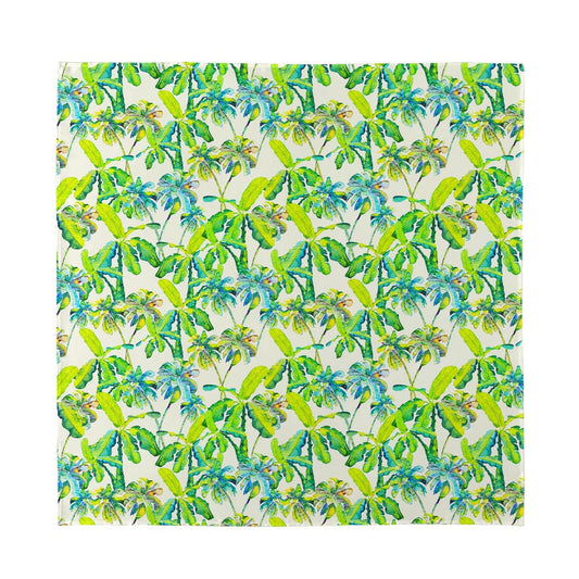 Palm Tree Banana Pattern Print Silk Bandana