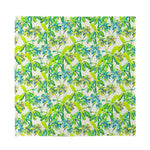 Palm Tree Banana Pattern Print Silk Bandana