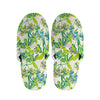 Palm Tree Banana Pattern Print Slippers