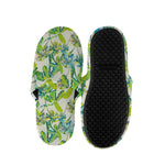 Palm Tree Banana Pattern Print Slippers