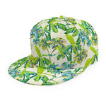 Palm Tree Banana Pattern Print Snapback Cap