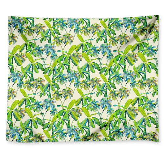 Palm Tree Banana Pattern Print Tapestry
