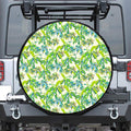Palm Tree Banana Pattern Print Tire Cover
