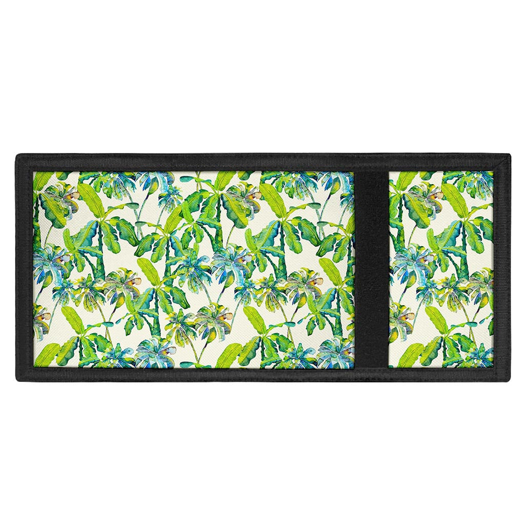 Palm Tree Banana Pattern Print Trifold Wallet