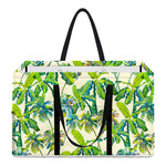 Palm Tree Banana Pattern Print Utility Tote Bag