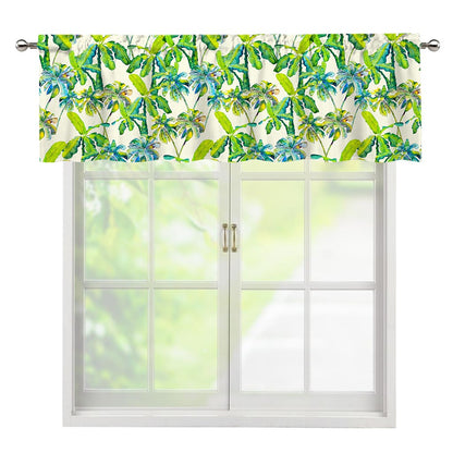 Palm Tree Banana Pattern Print Window Valance