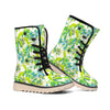 Palm Tree Banana Pattern Print Winter Boots