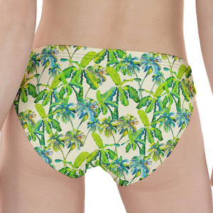 Palm Tree Banana Pattern Print Women's Panties