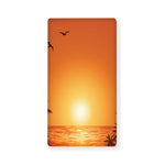 Palm Tree Beach Sunset Print Baby Crib Sheet