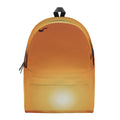 Palm Tree Beach Sunset Print School Backpack