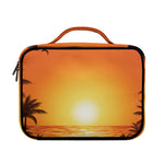 Palm Tree Beach Sunset Print Briefcase Bible Bag