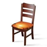 Palm Tree Beach Sunset Print Chair Cushion Cover