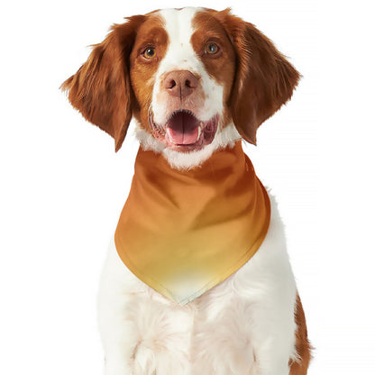 Palm Tree Beach Sunset Print Dog Bandana
