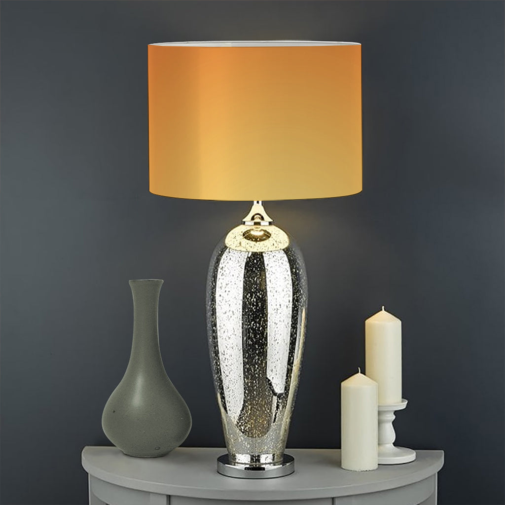 Palm Tree Beach Sunset Print Drum Lamp Shade