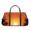 Palm Tree Beach Sunset Print Duffel Bag
