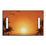 Palm Tree Beach Sunset Print Golf Cart Seat Cover